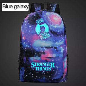Stranger Things Friends Don't Lie Lumious Backpack School Book Bag Water Proof