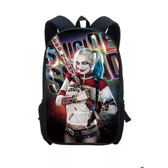 Suicide Squad Harley Quinn Backpack School Sports Bag