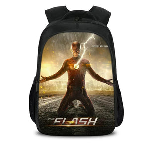 Superhero Flash Backpack School Sports Bag for Boys Girls Kids