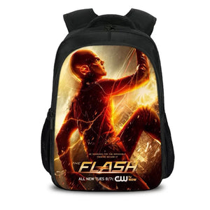 Superhero Flash Backpack School Sports Bag for Boys Girls Kids