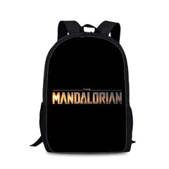 The Mandalorian Backpack School Sports Bag for Boys Girls Kids