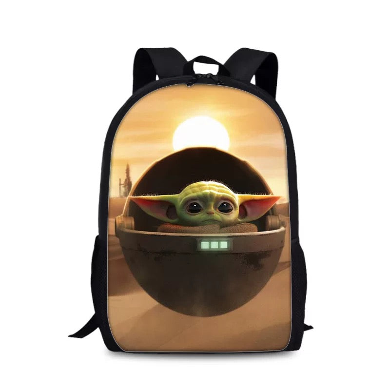 The Mandalorian Backpack School Sports Bag for Boys Girls Kids