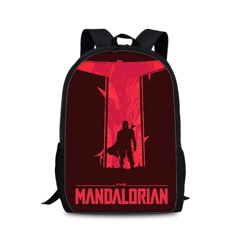 The Mandalorian Backpack School Sports Bag for Boys Girls Kids