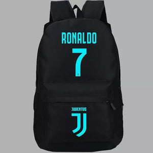 CR7 Football Ronaldo#7 Cosplay Lumious Backpack School Book Bag Water Proof