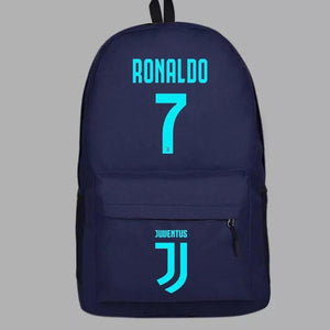 CR7 Football Ronaldo#7 Cosplay Lumious Backpack School Book Bag Water Proof
