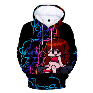 Friday Night Funkin Cosplay Sweater Hoodie Sweatshirt Coat  For Kids Adults