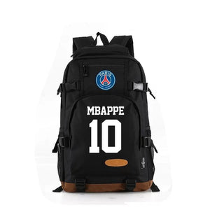 Paris Saint Germain Mbappe Football School Bookbag Travel Backpack Bags