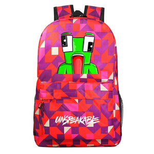 Unspeakable Gaming Backpack Schoolbag Unisex Cosplay Bag
