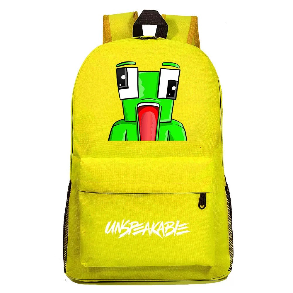 Unspeakable Gaming Backpack Schoolbag Unisex Cosplay Bag