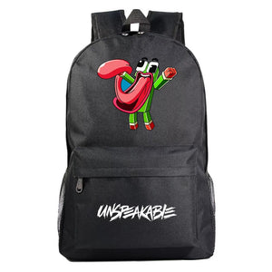 Unspeakable Gaming Backpack Schoolbag Unisex Cosplay Prop Bag for Kids