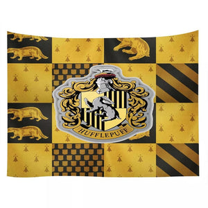 Harry Potter Hufflepuff #7 Wall Decor Hanging Tapestry Home Bedroom Living Room Decoration