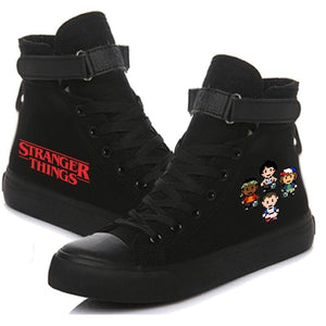 Stranger Things Cosplay Shoes High Top Canvas Sneakers