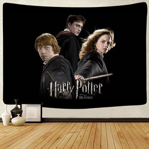 Harry Potter Hogwarts #1  Wall Decor Hanging Tapestry Home Bedroom Living Room Decoration