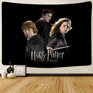 Harry Potter Hogwarts #1  Wall Decor Hanging Tapestry Home Bedroom Living Room Decoration
