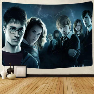 Harry Potter Hogwarts #2  Wall Decor Hanging Tapestry Home Bedroom Living Room Decoration