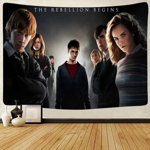 Harry Potter Hogwarts #6  Wall Decor Hanging Tapestry Home Bedroom Living Room Decoration
