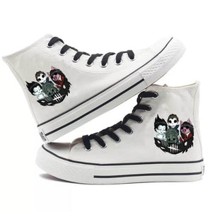 Game Dead By Daylight #1 Cosplay Shoes High Top Canvas Sneakers For Kids Adults