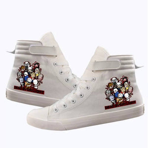 Game Dead By Daylight #4 Cosplay Shoes High Top Canvas Sneakers For Kids Adults