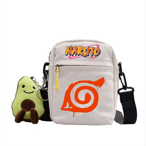 Naruto Uzumaki Sasuke Canvas Shoulder Bag Children Casual Messenger Sling Bags Kids Gifts