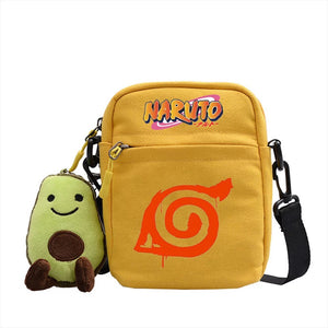 Naruto Uzumaki Sasuke Canvas Shoulder Bag Children Casual Messenger Sling Bags Kids Gifts