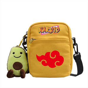 Naruto Uzumaki Sasuke Canvas Shoulder Bag Children Casual Messenger Sling Bags Kids Gifts
