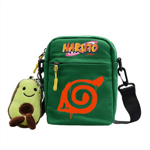 Naruto Uzumaki Sasuke Canvas Shoulder Bag Children Casual Messenger Sling Bags Kids Gifts