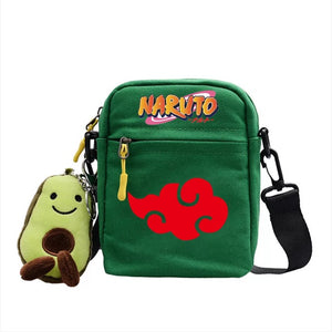 Naruto Uzumaki Sasuke Canvas Shoulder Bag Children Casual Messenger Sling Bags Kids Gifts