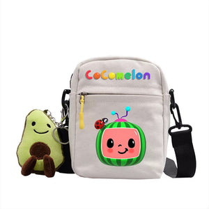 The Baby Song Melon CoCo JJ Canvas Shoulder Bag Children Casual Messenger Sling Bags Kids Gifts