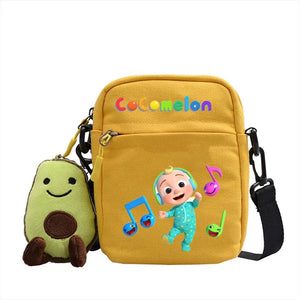 The Baby Song Melon CoCo JJ Canvas Shoulder Bag Children Casual Messenger Sling Bags Kids Gifts