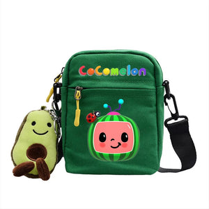 The Baby Song Melon CoCo JJ Canvas Shoulder Bag Children Casual Messenger Sling Bags Kids Gifts