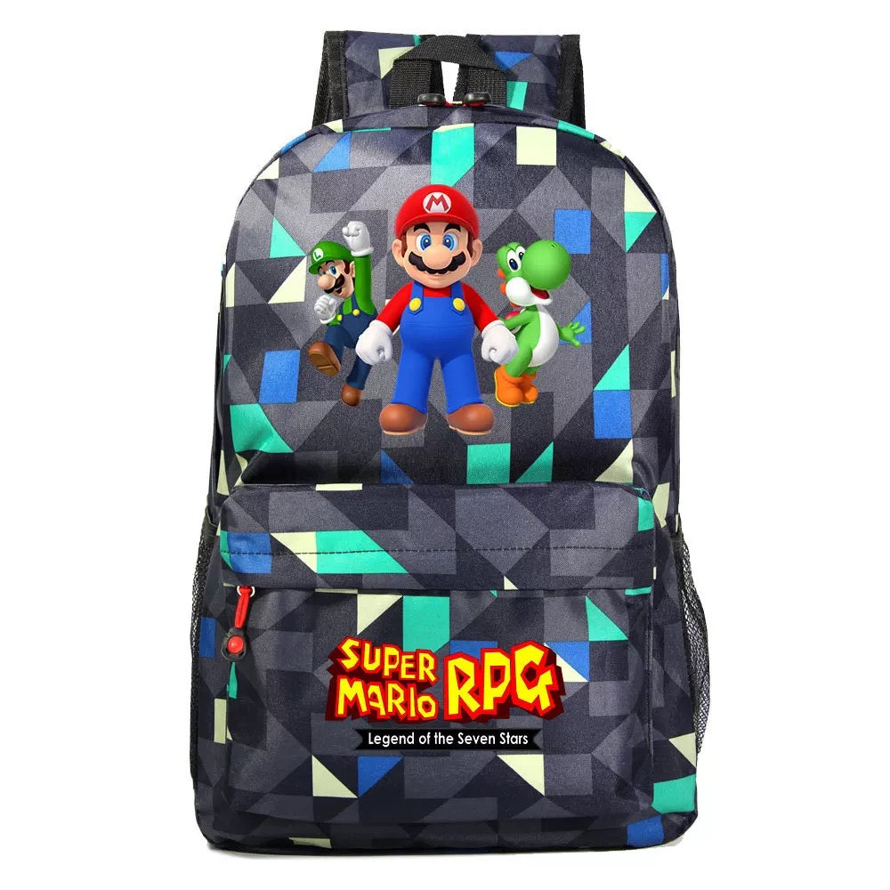 Super Mario RPG Cosplay Backpack Schoolbag Unisex Cosplay Bag for Kids Adults