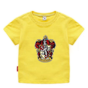 Harry Potter Gryffindor Short Sleeve T-Shirt Fashion Cotton Tee Shirt Tops for Kids Toddler