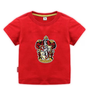 Harry Potter Gryffindor Short Sleeve T-Shirt Fashion Cotton Tee Shirt Tops for Kids Toddler