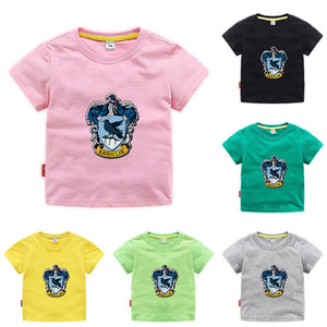 Harry Potter Ravenclaw Short Sleeve T-Shirt Fashion Cotton Tee Shirt Tops for Kids Toddler