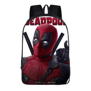 Deadpool Marvel Backpack School Supplies Satchel Casual Book Bag School Bag for Kids Boy Girls Backpack Junior Bag
