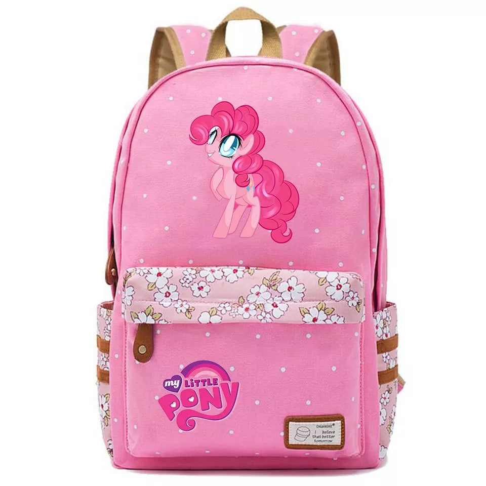 My Little Pony Canvas Travel Backpack School Bag for Girl Boy Kids