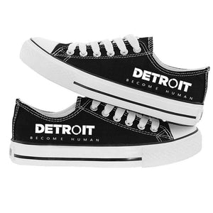 Detroit Become Human Cosplay Shoes Casual Canvas  Sneakers Unisex
