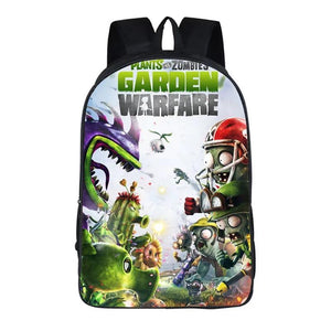 Plants VS Zombies Children Bag Backpack Shoulder Schoolbag