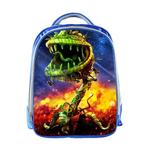 Plants VS Zombies Children Bag Backpack Shoulder Schoolbag For Kids