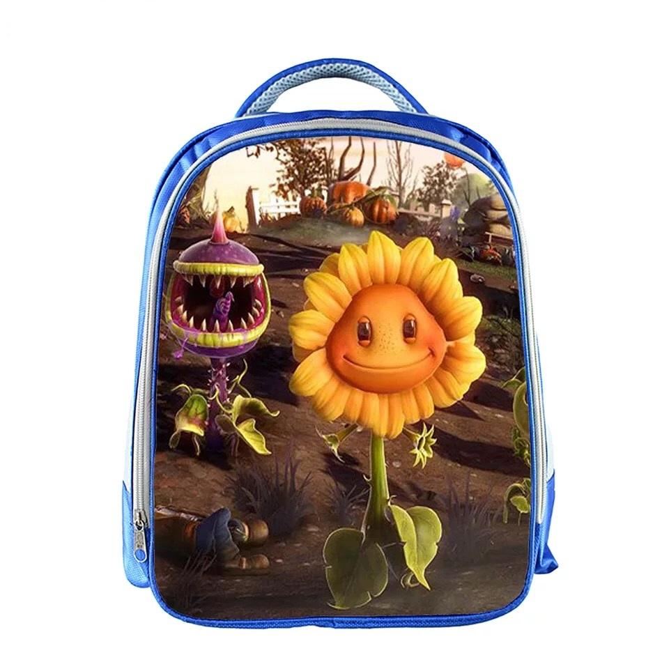 Plants VS Zombies Children Bag Backpack Shoulder Schoolbag For Kindergarten