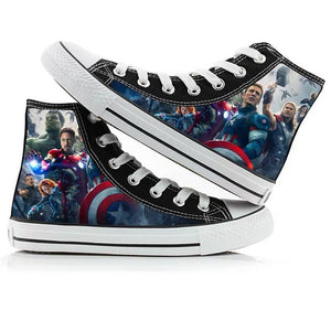 Avengers Endgame Thor High Tops Casual Canvas Shoes Unisex Sneakers For Kids