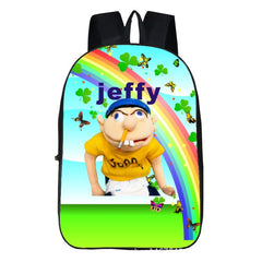 Jeffy Backpack School Sports Bag for Kids Boy Girl