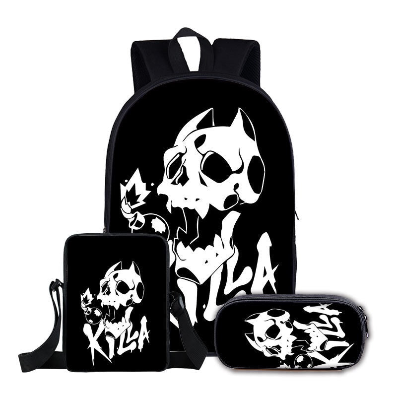 JoJos Bizarre Adventure Schoolbag Backpack Lunch Bag Pencil Case Set Gift for Kids Students