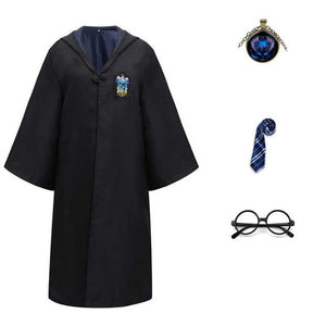 Harry Potter #15 Cosplay  Robe Cloak Clothes Ravenclaw Quidditch Costume Magic School Party Uniform
