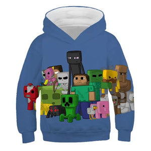 Minecraft Creeper 3D Printed Sweater Sweatshirt for Youth Kids