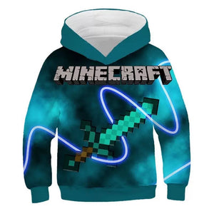 Minecraft Creeper 3D Printed Sweater Sweatshirt for Youth Kids