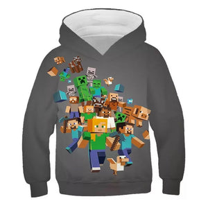 Minecraft 3D Printed Sweater Sweatshirt for Youth Kids