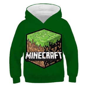 Minecraft Creeper 3D Printed Sweater Sweatshirt for Youth Kids