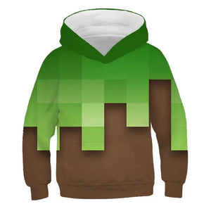 Minecraft Creeper 3D Printed Sweater Sweatshirt for Youth Kids