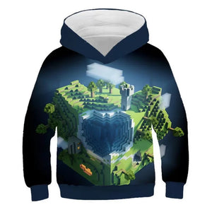 Minecraft Creeper 3D Printed Sweater Sweatshirt for Youth Kids